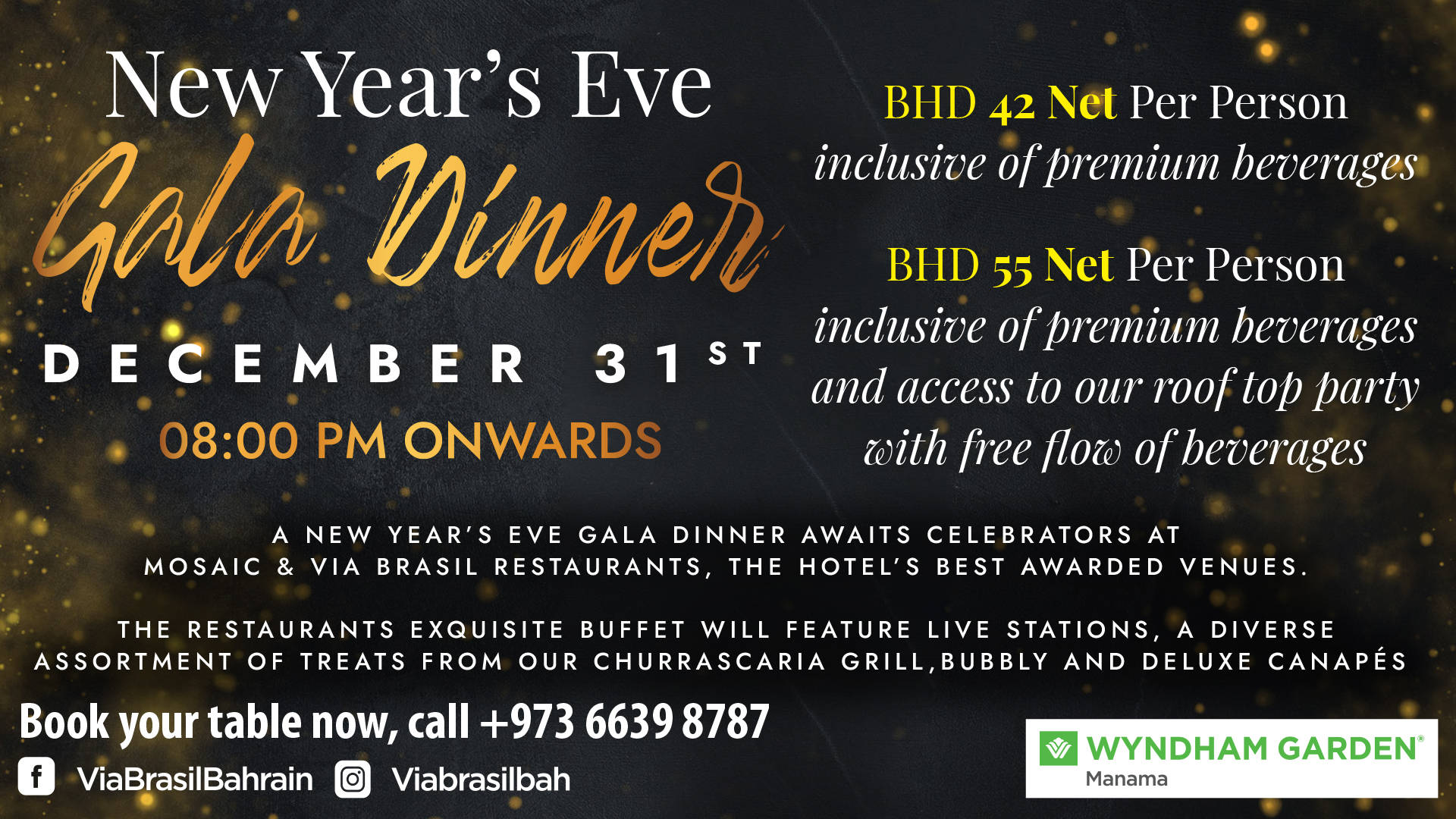 new year gala dinner dubai